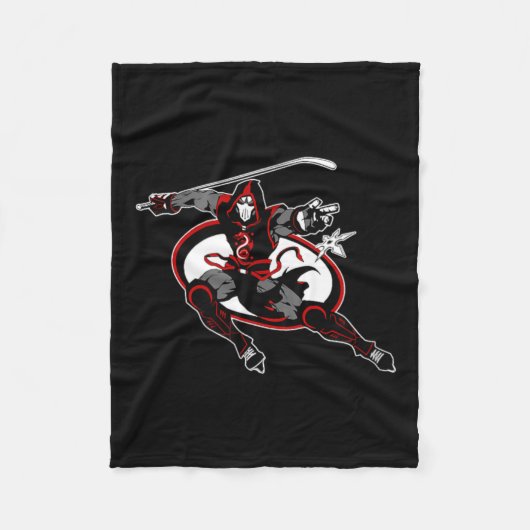 Couverture Polaire Ninja de hockey (Devant)