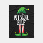 Couverture Polaire Ninja Elf Matching Family (Devant)