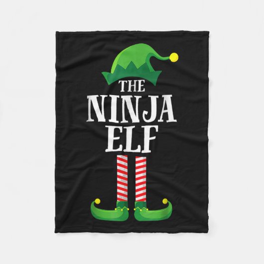 Couverture Polaire Ninja Elf Matching Family (Devant)