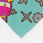Couverture Polaire Ninja Girl (Coin)