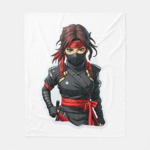 Couverture Polaire Ninja Girl