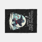 Couverture Polaire Ninja Lutte Pour Le Snowball Des Enfants Pour Le S (Devant (Horizontal))