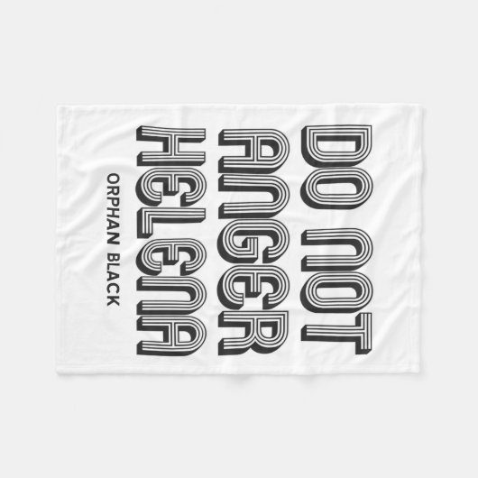 Couverture Polaire N'irritez pas Helena (Devant (Horizontal))