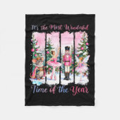 Couverture Polaire Nk Coquette Bow Nutcracker Friends Snow Globe Chri (Devant)