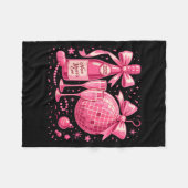 Couverture Polaire Nk New Year's Eve 2026 Disco Champagne Party  (Devant (Horizontal))