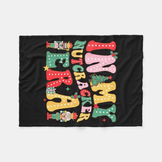 Couverture Polaire Nk Nutcracker Squad In My Nutcracker Era Christmas (Devant (Horizontal))