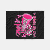 Couverture Polaire Nk Out Football Cheer For The Breast Cancer Awaren (Devant (Horizontal))