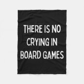 Couverture Polaire No Crying In Board Games Trivia Game Night Funny Q (Devant)