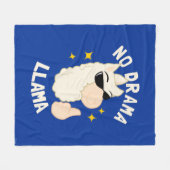 Couverture Polaire No Drama Llama (Devant (Horizontal))