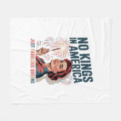 Couverture Polaire No Kings In America Fabulous Queens Pride 2025 Des (Devant (Horizontal))
