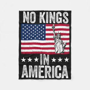 Couverture Polaire No Kings In America Flag Protest Save Democracy 9