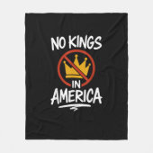 Couverture Polaire No Kings In America No Crown Minimal Clean (Devant)