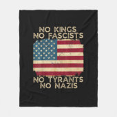 Couverture Polaire No Kings In America No Fascists We The People Poli (Devant)