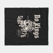 Couverture Polaire No Kings In America Since 1776 Freedom Spirit Look (Devant (Horizontal))