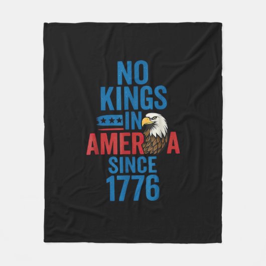 Couverture Polaire No Kings In America Since 1776 Shirt No Kings Men (Devant)
