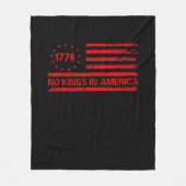 Couverture Polaire No Kings In America United States Independence Cla (Devant)