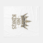 Couverture Polaire No Kings In America Vintage Graphic (Devant (Horizontal))
