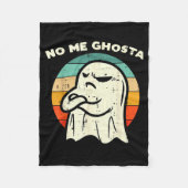 Couverture Polaire No Me Ghosta Funny Ghost Mexican Halloween Men Wom (Devant)