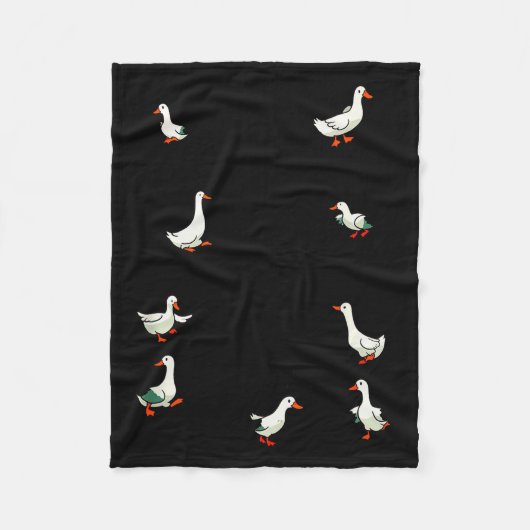 Couverture Polaire No My Ducks Are Certainly Not In A Row Funny Duck (Devant)