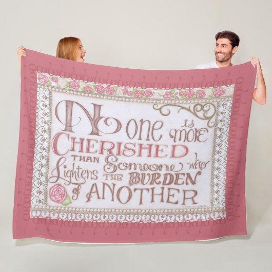 Couverture Polaire No One is More Cherished Fleece Blanket (En situation)