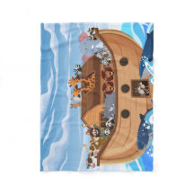 Noah's Ark Fleece Blanket pour enfants