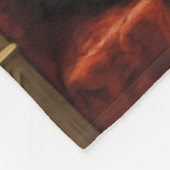 Couverture Polaire Noble Maine Coon Trône Art Imprimer (Coin)