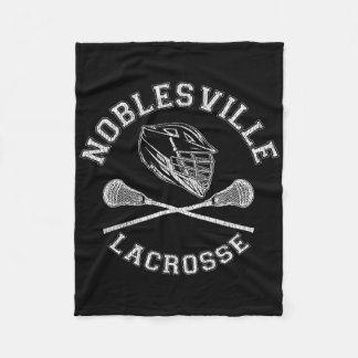 Couverture Polaire Noblesville Lacrosse Vintage Retro Lacrosse