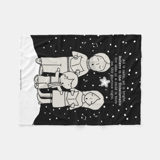 Couverture Polaire Noël (Devant (Horizontal))