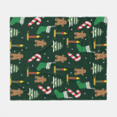 Couverture Polaire Noël (Devant (Horizontal))