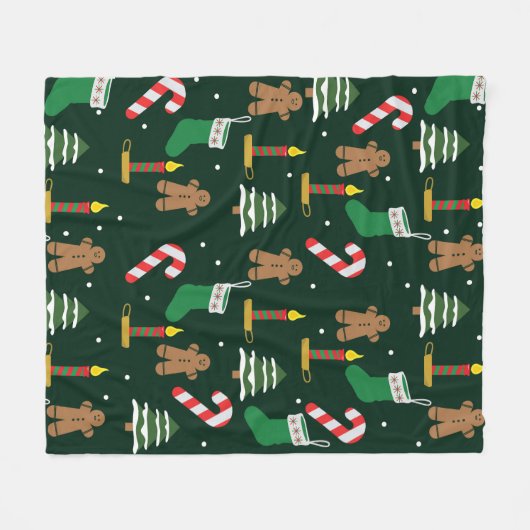 Couverture Polaire Noël (Devant (Horizontal))