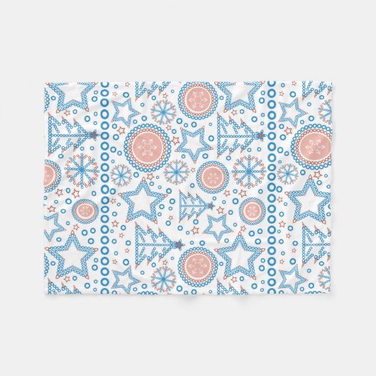 Couverture Polaire Noël (Devant (Horizontal))