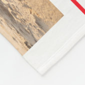 Couverture Polaire Noël à la plage 5 Photo Collage moderne (Coin)