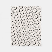 Couverture Polaire Noël à Paris | Motif (Devant)