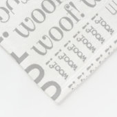 Couverture Polaire Noël Amoureux des chiens espagnol mignon Cocker (Coin)