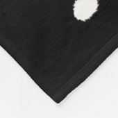 Couverture Polaire Noël amusant Père Noël lutte Noël (Coin)