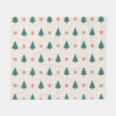 Couverture Polaire Noël Art Motif Un Petit Arbre De Noël (Devant (Horizontal))