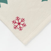 Couverture Polaire Noël Art Motif Un Petit Arbre De Noël (Coin)