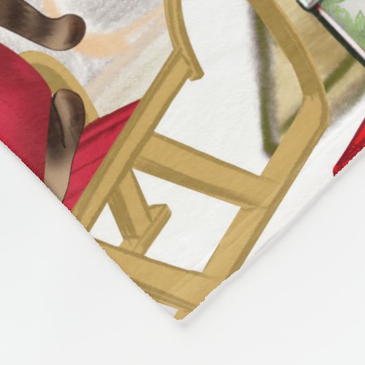 Couverture Polaire Noël aux canicules (Coin)