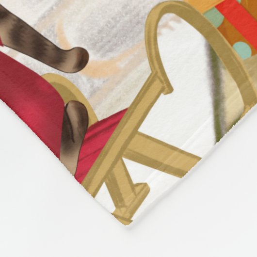 Couverture Polaire Noël aux canicules (Coin)