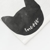 Couverture Polaire Noël aux chats de viande (Coin)