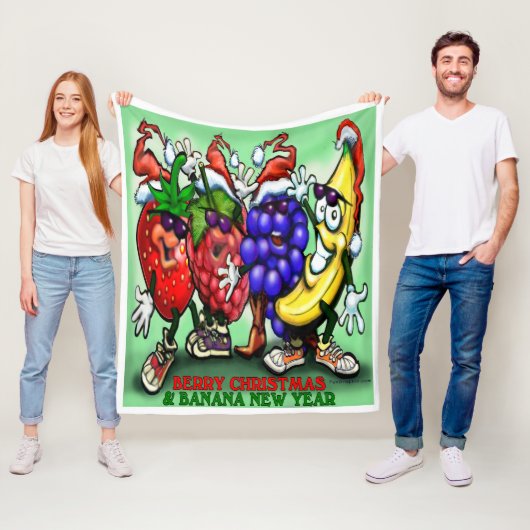 Couverture Polaire Noël Berry (En situation)