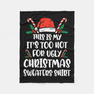 Couverture Polaire Noël C'est mon Il fait trop chaud pour Noël laid W