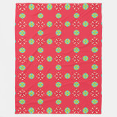 Couverture Polaire Noël Charme Motif 03 - (Devant)