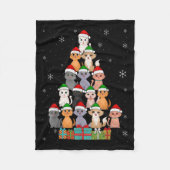 Couverture Polaire Noël Chats Noël Noël (Devant)