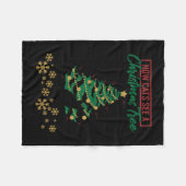 Couverture Polaire Noël Comment les chats voient une idée cadeau d'ar (Devant (Horizontal))