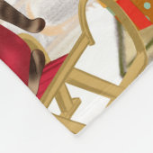 Couverture Polaire Noël de chien dalmate (Coin)