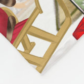 Couverture Polaire Noël de chien Havanais (Coin)