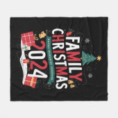 Couverture Polaire Noël de famille 2024 Rassembler les souvenirs (Devant (Horizontal))