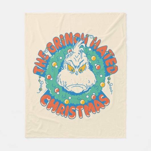 Couverture Polaire Noël de Grinch haï (Devant)