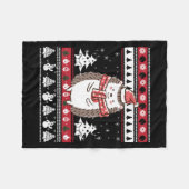 Couverture Polaire Noël de Hérisson (Devant (Horizontal))